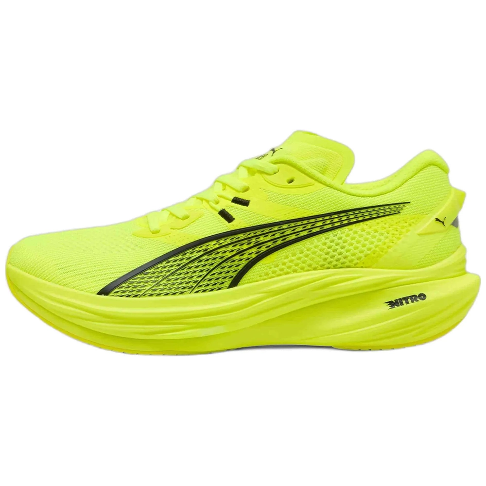 Puma Deviate NITRO™ 3 - Black/Yellow Alert - Laufschuhe für Herren