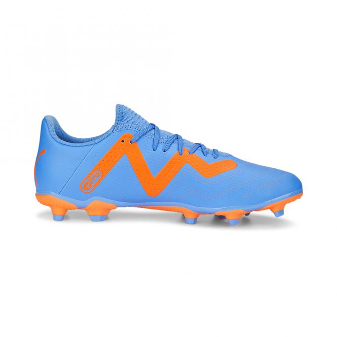 Puma FUTURE PLAY FG/AG Fussballschuh - Blue Glimmer White Ultra Orange Puma FUTURE PLAY FG/AG Fussballschuh - Blue Glimmer White Ultra Orange