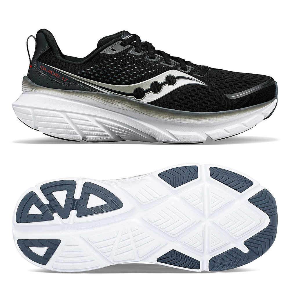 saucony Guide 17 Herren Stabilität- Laufschuh - Black | Shadow saucony Guide 17 Herren Stabilität- Laufschuh - Black | Shadow