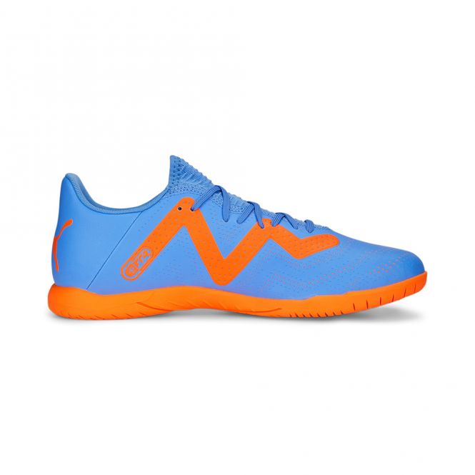 Puma FUTURE PLAY IT Hallenschuh - blue glimmer white ultra orange Puma FUTURE PLAY IT Hallenschuh - blue glimmer white ultra orange