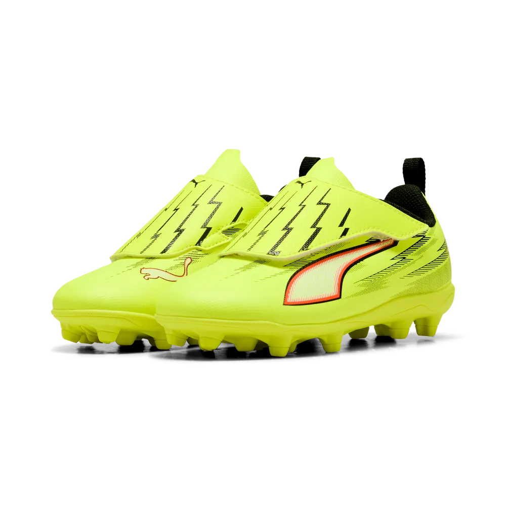 Puma ULTRA 6 PLAY V FG/AG Jr Fußballschuhe Kinder – Yellow Alert/Black/Glowing Red/Lime Puma ULTRA 6 PLAY V FG/AG Jr Fußballschuhe Kinder – Yellow Alert/Black/Glowing Red/Lime