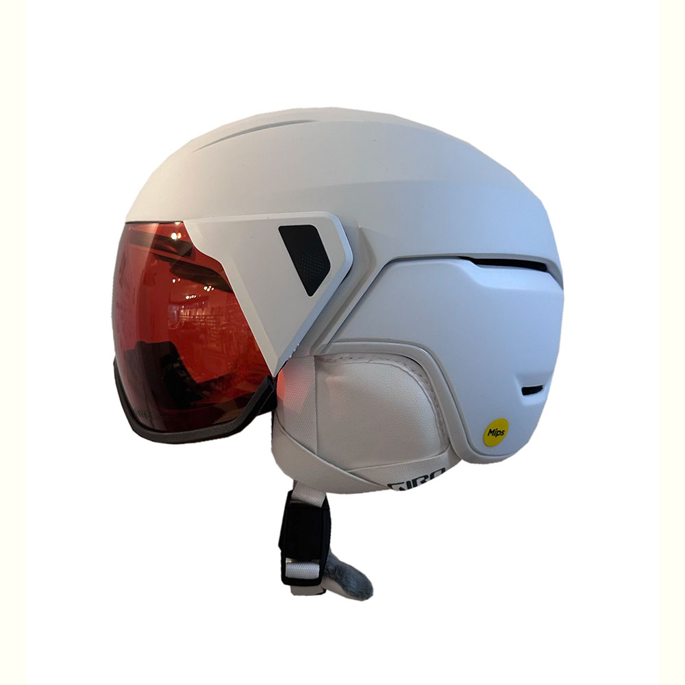 Giro Aria Spherical MIPS Visierhelm Matte White + Vivid Copper