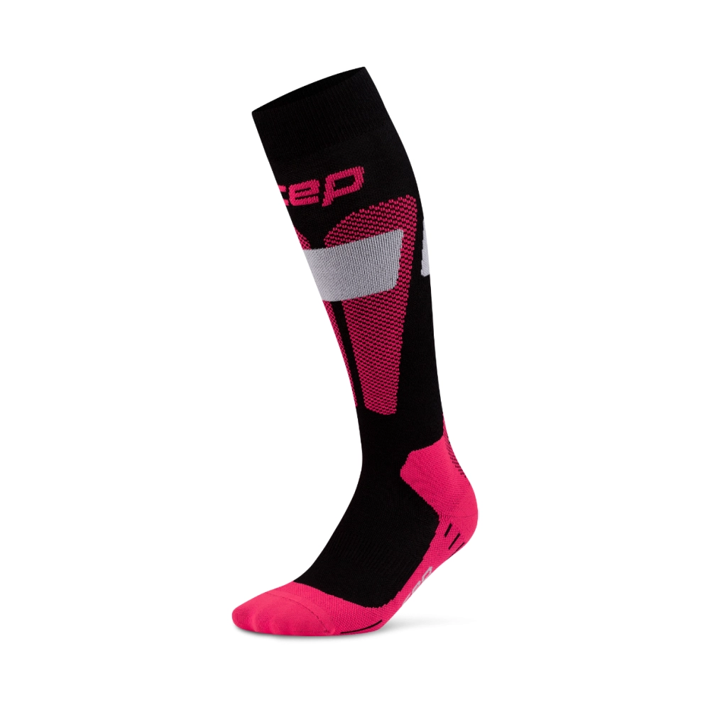 CEP Merino Tall 3.0 Damen Skisocken - black/pink CEP Merino Tall 3.0 Damen Skisocken - black/pink