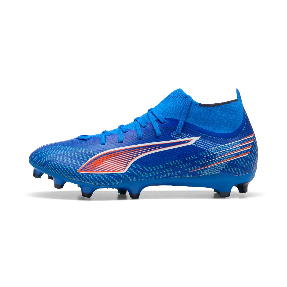 Puma ULTRA 6 MATCH+ FG/AG Fußballschuhe – Ultra Blue/White/Glowing Red