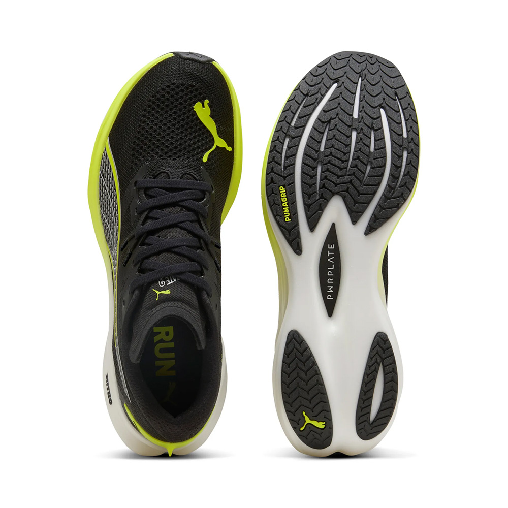 Puma Deviate NITRO™ 3 - Black-Yellow - Laufschuhe für Herren