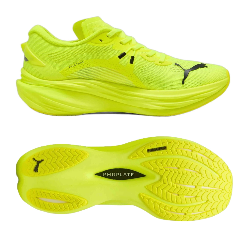 Puma Deviate NITRO™ 3 - Black/Yellow Alert - Laufschuhe für Herren