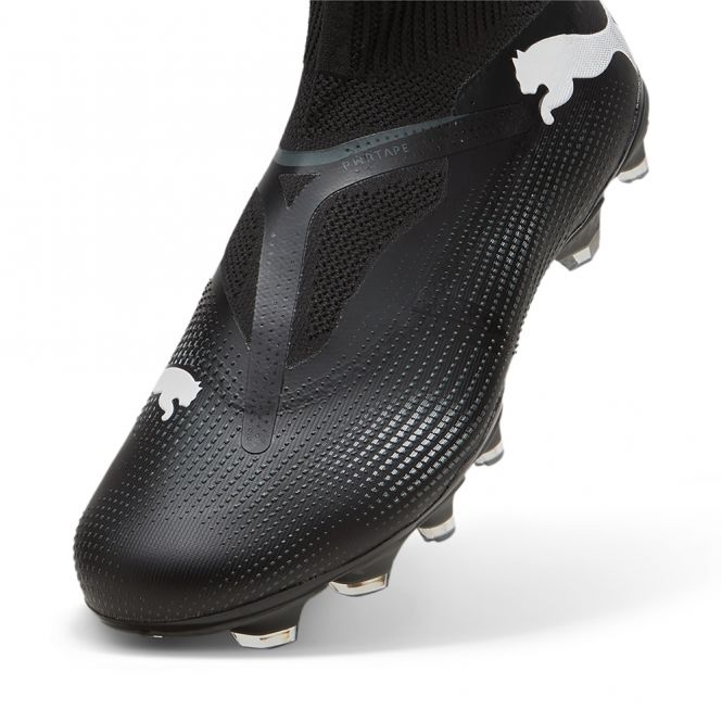 Puma FUTURE 7 MATCH+ LL FG/AG Fussballschuh - black white Puma FUTURE 7 MATCH+ LL FG/AG Fussballschuh - black white