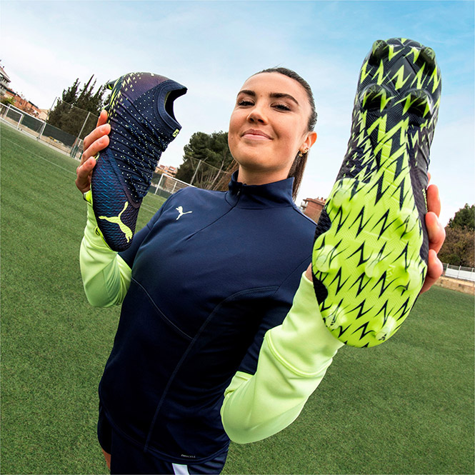 Puma FUTURE Z 1.4 FG/AG WN'S Damen Fussballschuh - parisian night fizzy light pistachio
