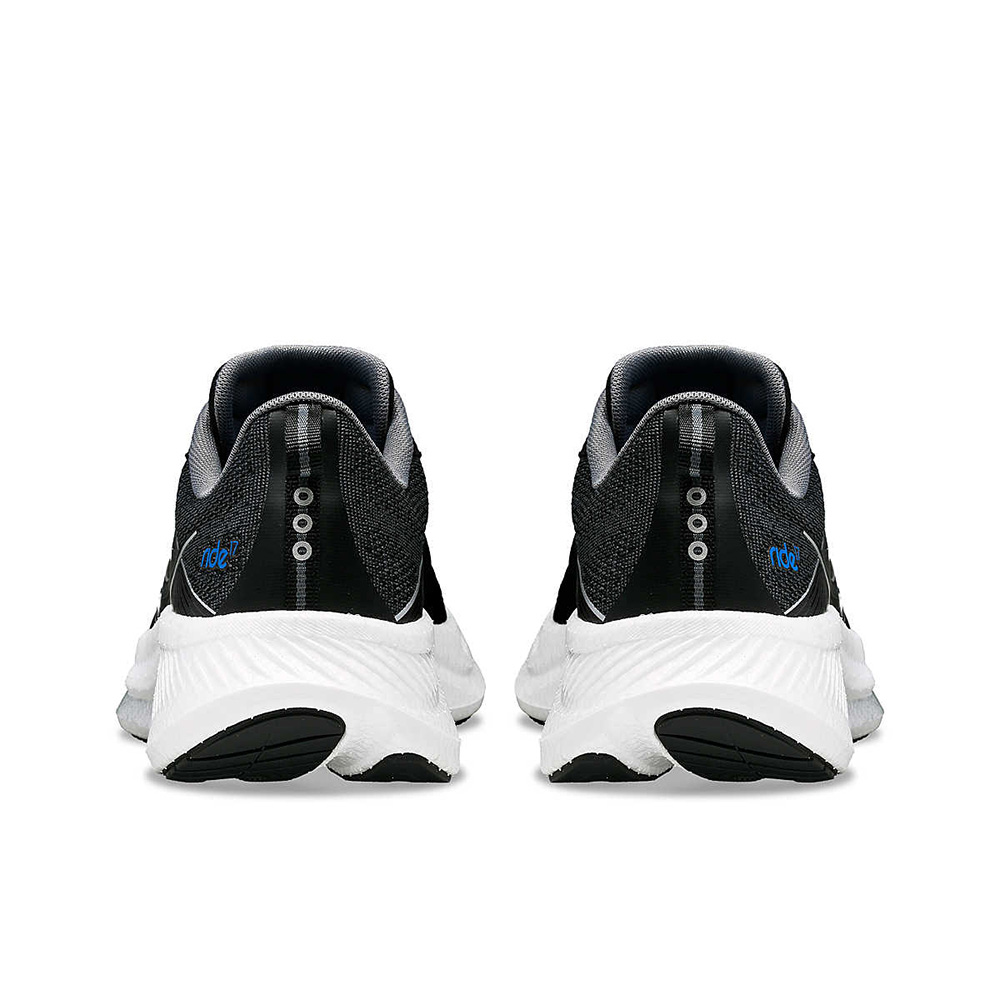 saucony Ride 17 Damen Neutral Laufschuh - Black | White