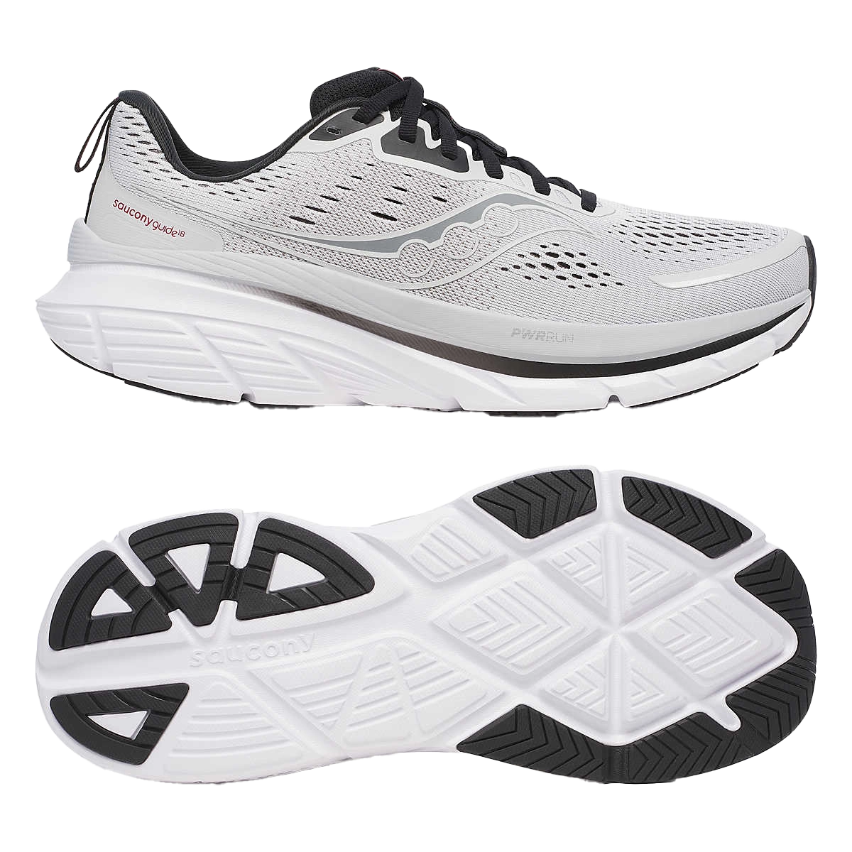 saucony Guide 18 Herren Stabilität- Laufschuh - Cloud | Black
