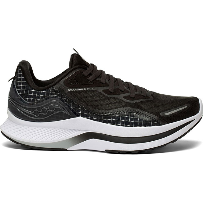 saucony Endorphin Shift 2 Damen Laufschuh schwarz weiB