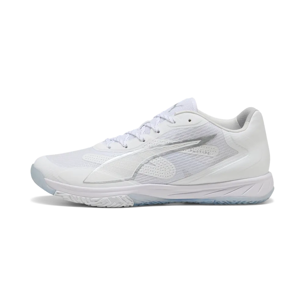 PUMA Accelerate Turbo 4 White/Silver/Ash Grey - Handballschuhe Herren