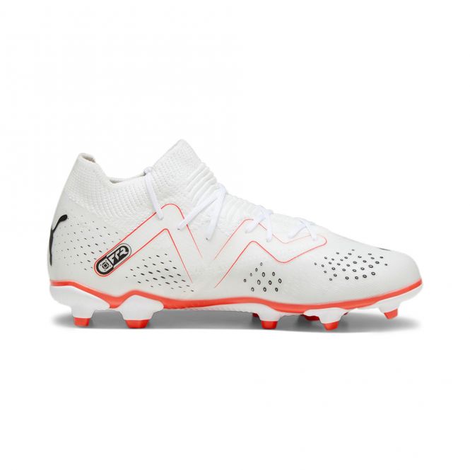 Puma FUTURE MATCH FG/AG JR Fussballschuh - white black fire red Puma FUTURE MATCH FG/AG JR Fussballschuh - white black fire red