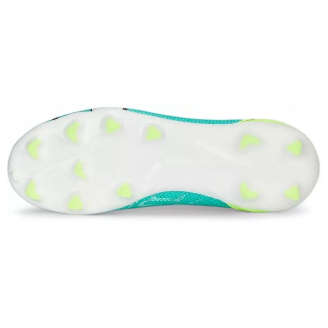 Puma ULTRA MATCH LL FG/AG JR Fussballschuh - Electric Peppermint White-Fast Yellow Puma ULTRA MATCH LL FG/AG JR Fussballschuh - Electric Peppermint White-Fast Yellow