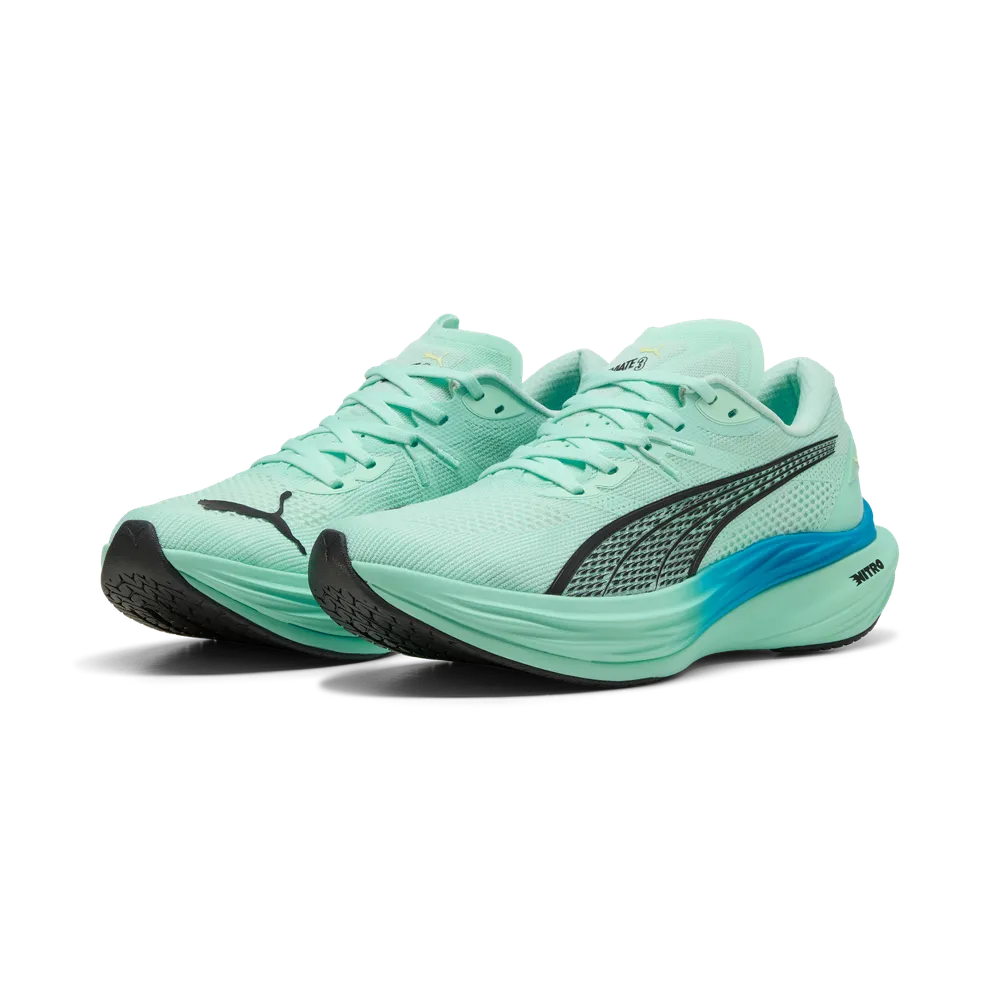 Puma Deviate NITRO™ 3 - Mint Melt/Speed Blue - Laufschuhe für Herren