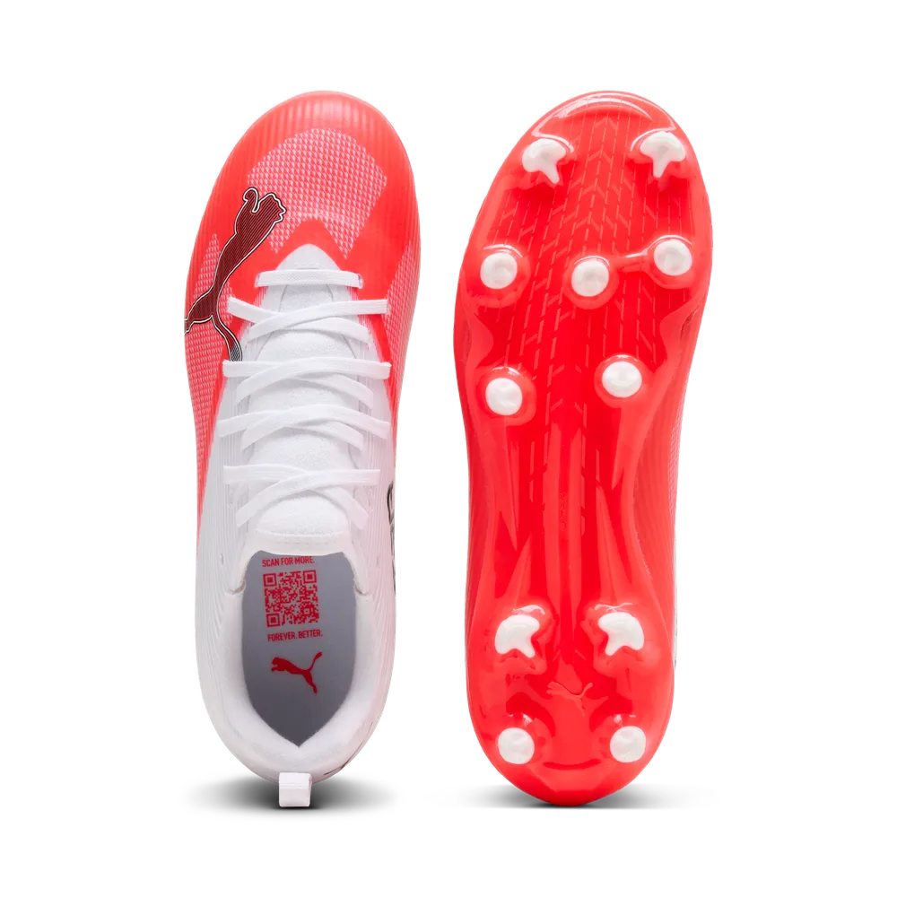Puma ULTRA 7 MATCH FG/AG Fußballschuhe Kinder - Ultra Red / Black / White