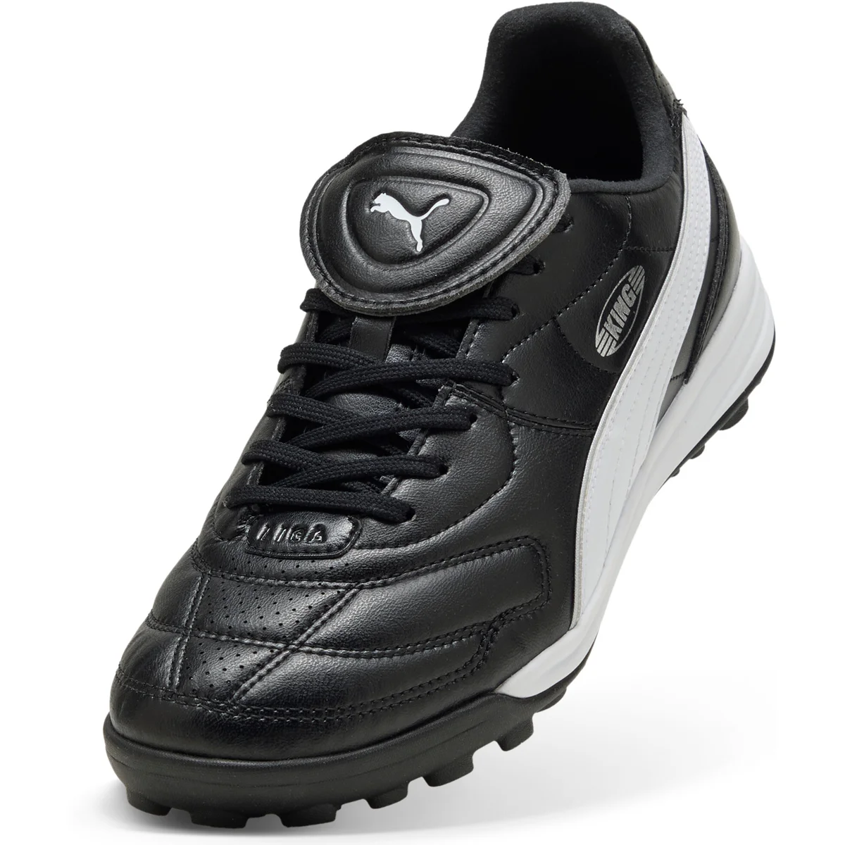 Puma KING LIGA TT Fußballschuhe – Black/White/Silver