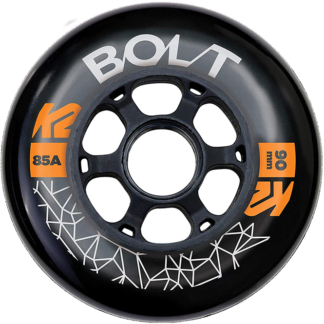 K2 Bolt 90mm / 85A - 8er-Rollenset inkl. ILQ-9 Kugellager + Spacer K2 Bolt 90mm / 85A - 8er-Rollenset inkl. ILQ-9 Kugellager + Spacer