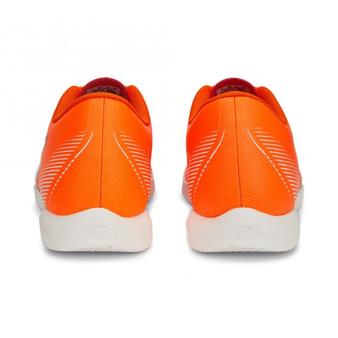 Puma ULTRA PLAY IT Hallenschuh - orange white blue glimmer Puma ULTRA PLAY IT Hallenschuh - orange white blue glimmer