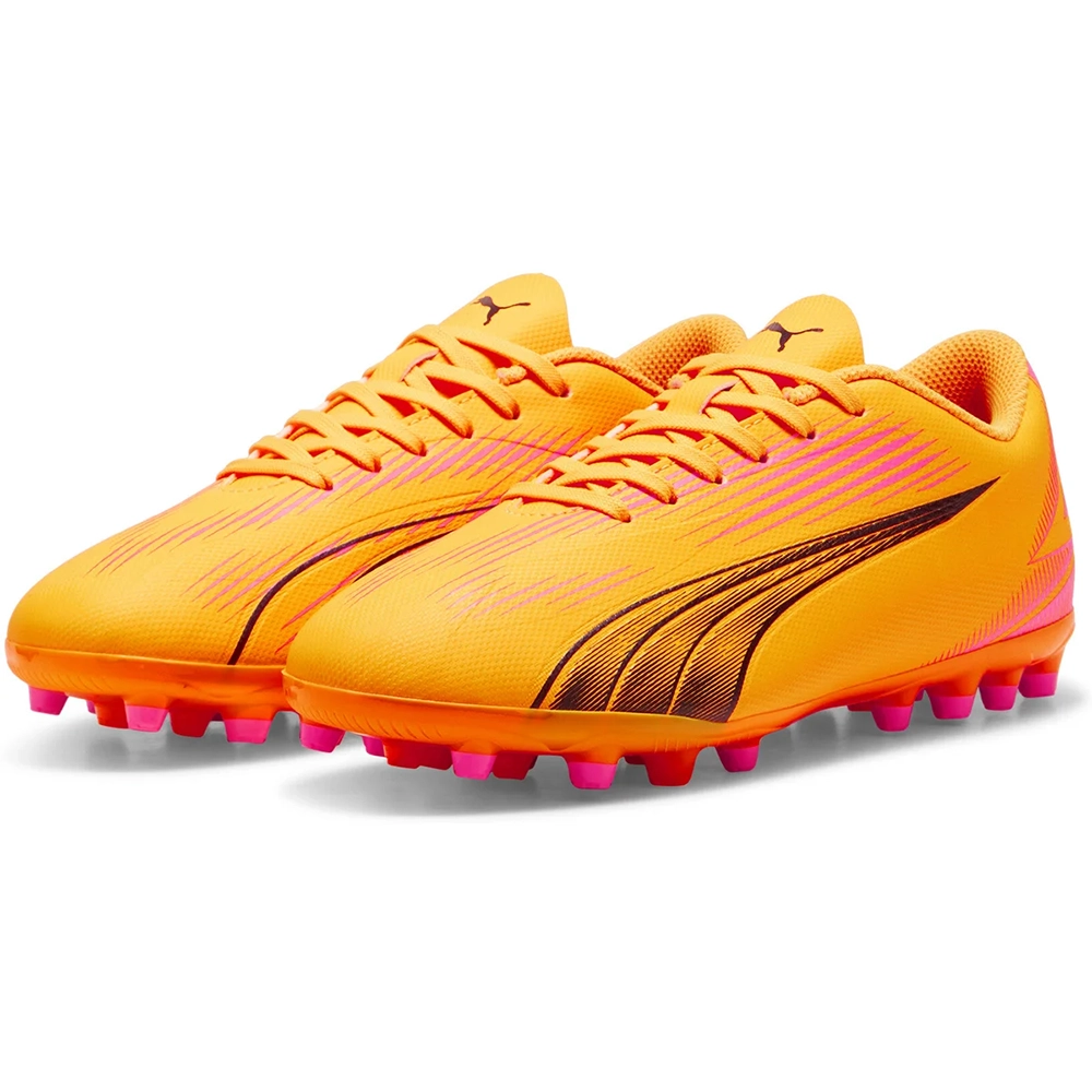 Puma ULTRA PLAY MG JR Rasen + Kunstrasenschuh - Sun Stream/Black Sunset Glow