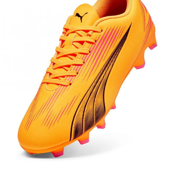Puma ULTRA PLAY FG/AG JR Fussballschuh - Sun Stream/Black Sunset Glow