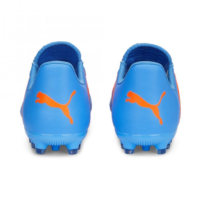 Puma FUTURE PLAY MG JR Rasen + Kunstrasenschuh - blue glimmer white ultra orange Puma FUTURE PLAY MG JR Rasen + Kunstrasenschuh - blue glimmer white ultra orange