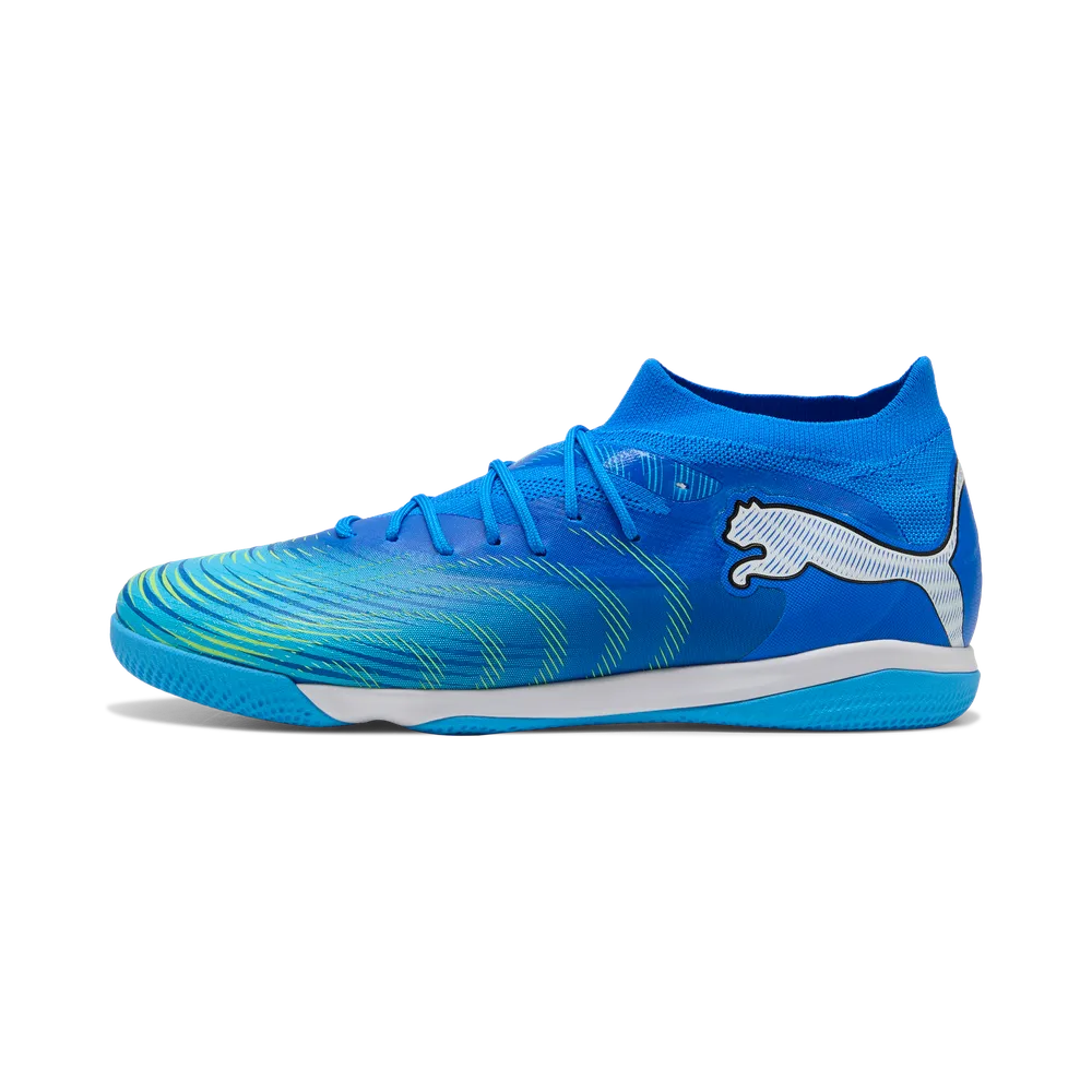 Puma FUTURE 9 MATCH IT Fußballschuhe – Ultra Blue / White / Luminous Blue / Black