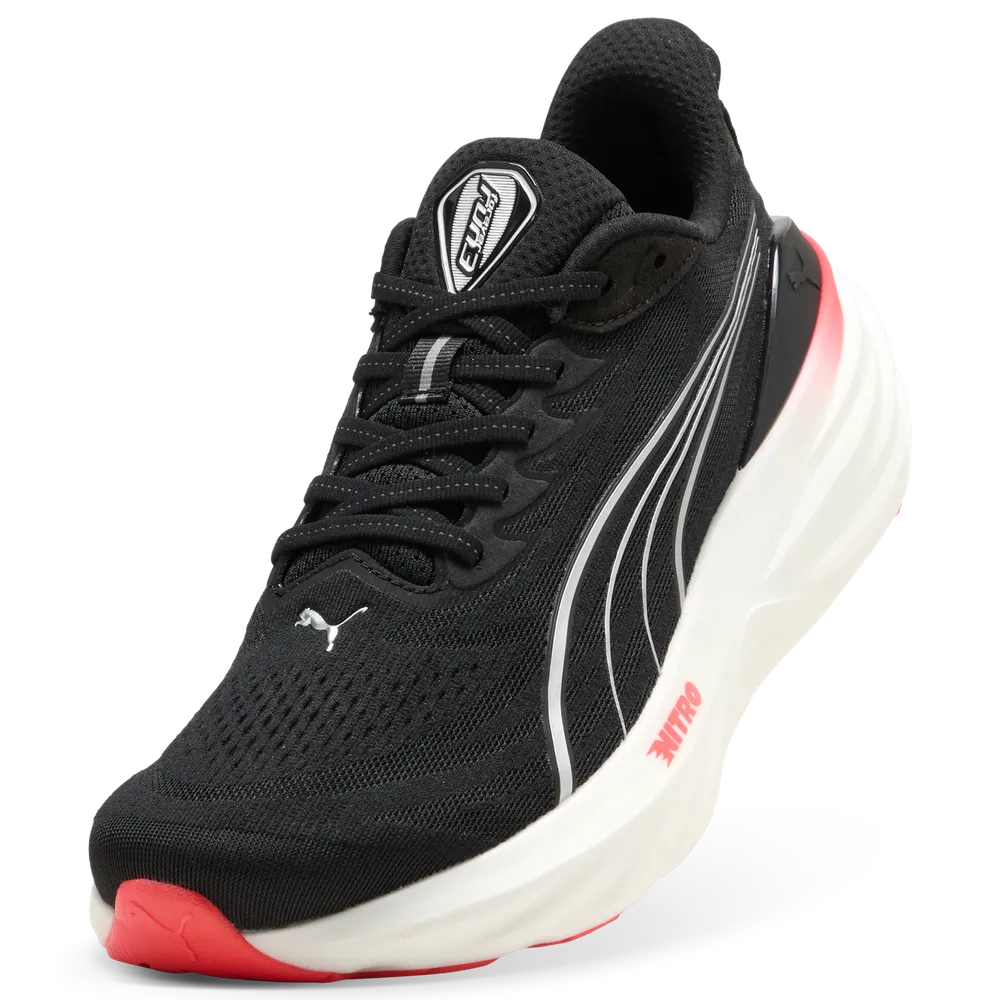 Puma ForeverRun NITRO™ 3 - Black-Ultra Red - Laufschuhe für Herren