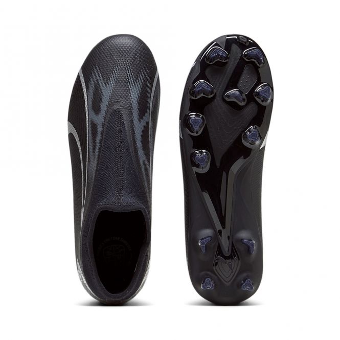 Puma ULTRA MATCH LL FG/AG JR Fussballschuh - black silver Puma ULTRA MATCH LL FG/AG JR Fussballschuh - black silver