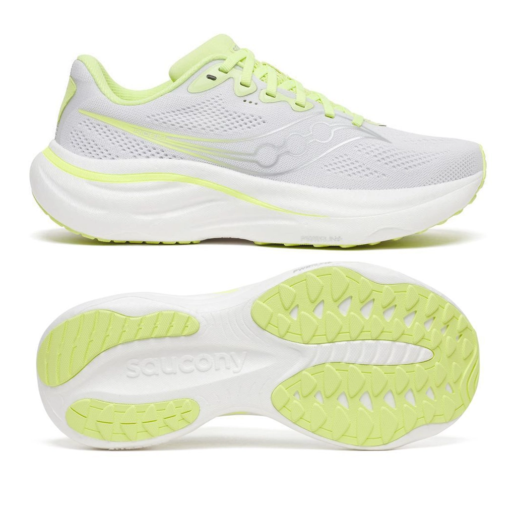 saucony Ride 19 Damen Neutral-Laufschuh - White saucony Ride 19 Damen Neutral-Laufschuh - White