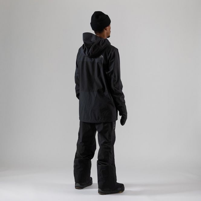Jones MTN Surf Ski-/ Snowboardjacke Herren Anorak - black 2023 Jones MTN Surf Ski-/ Snowboardjacke Herren Anorak - black 2023