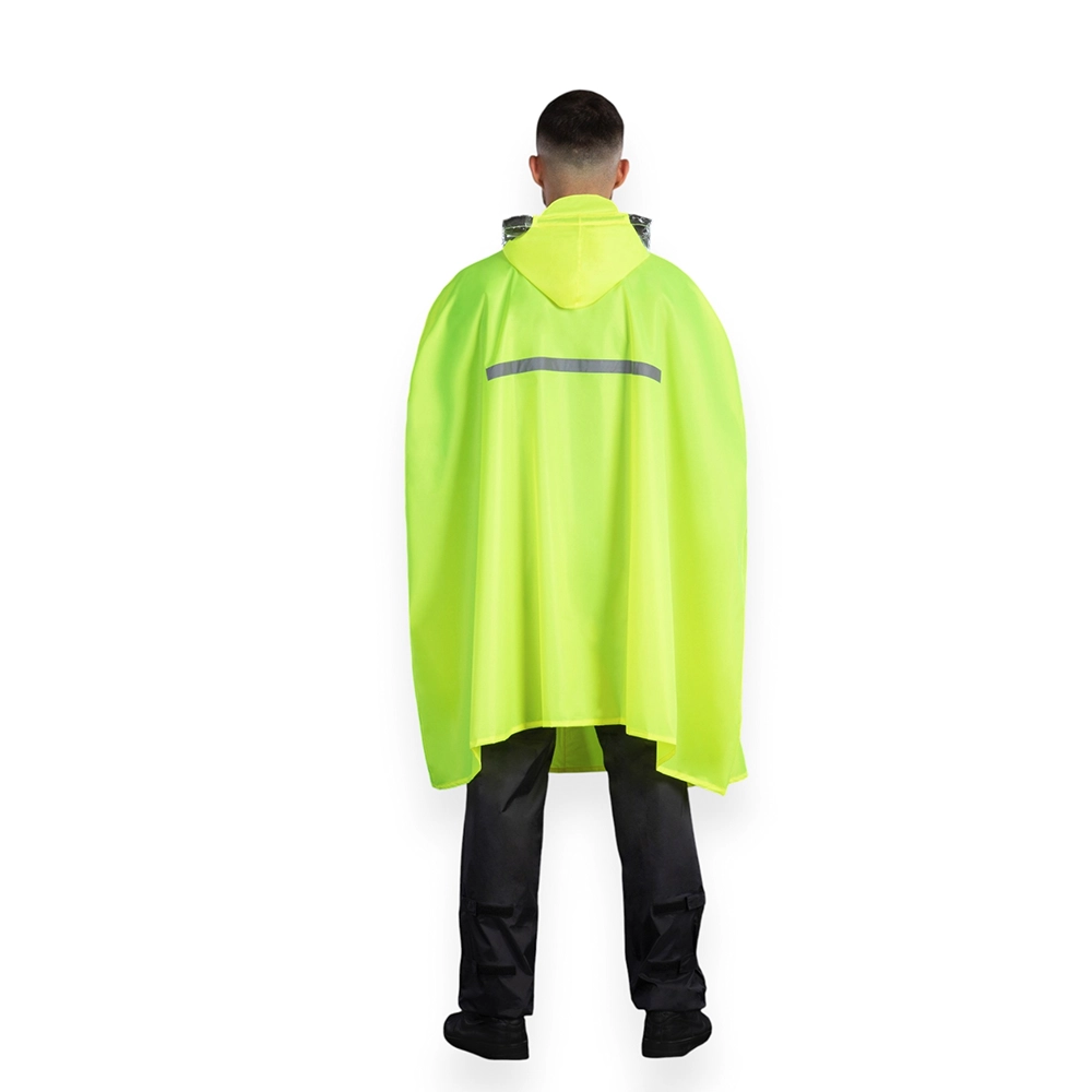 chiba Regenponcho - Neongelb