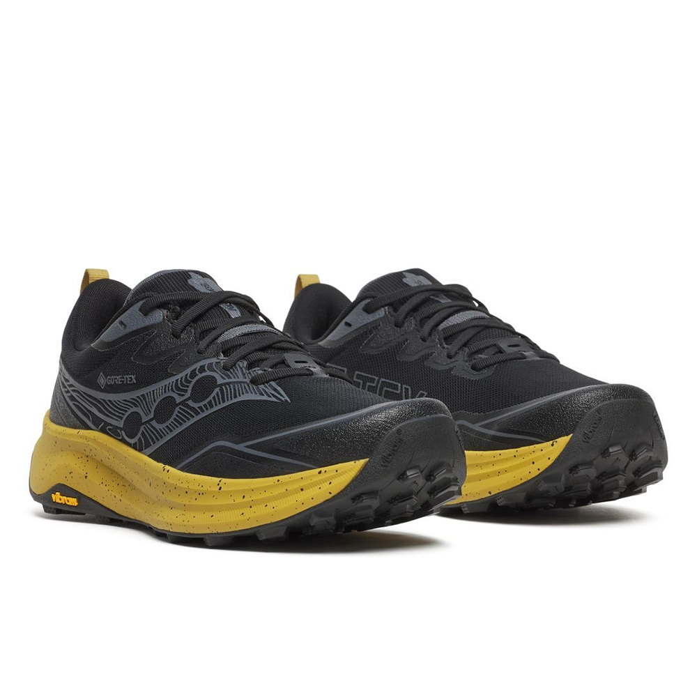 Saucony Peregrine 16 GTX Herren Trailrunningschuh - Black | Oil Saucony Peregrine 16 GTX Herren Trailrunningschuh - Black | Oil