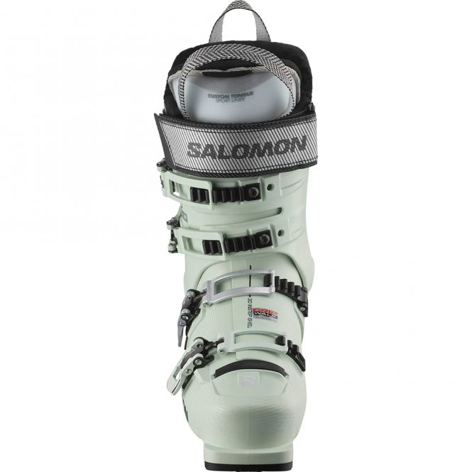 Salomon S/PRO Alpha 100 W GW Damen Skischuhe - white moss silver 2023 Salomon S/PRO Alpha 100 W GW Damen Skischuhe - white moss silver 2023
