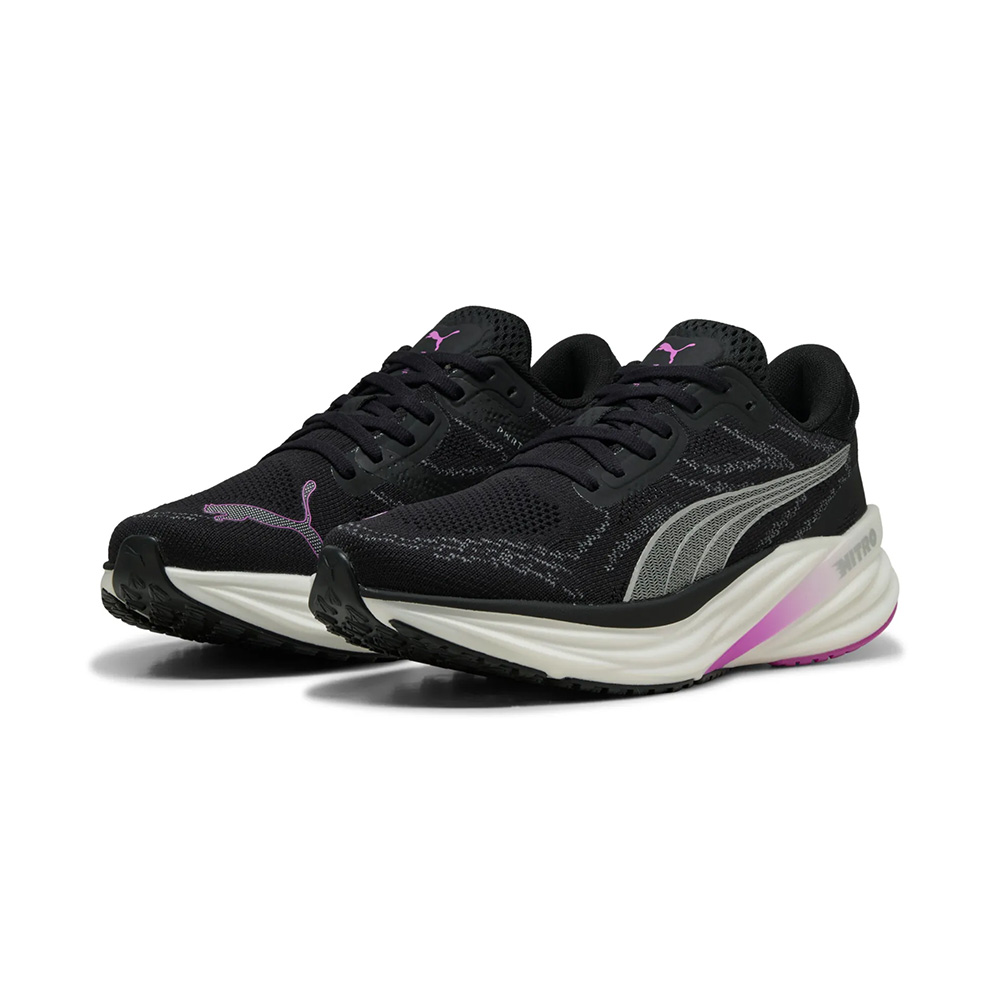 Puma Magnify NITRO™ 2 Laufschuhe für Damen - Black-Pure Magenta