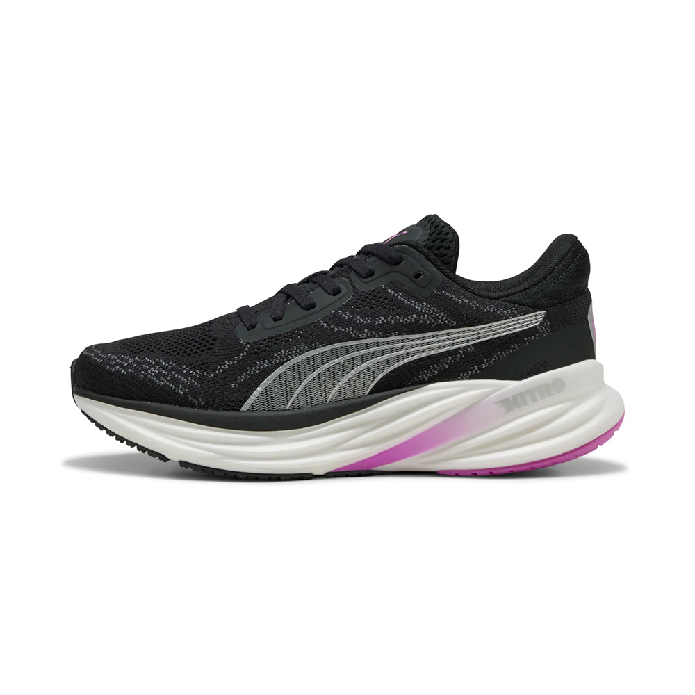 Puma Magnify NITRO™ 2 Laufschuhe für Damen - Black-Pure Magenta