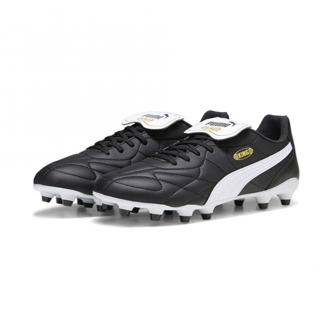 Puma KING TOP FG/AG Fussballschuh - schwarz weiss Puma KING TOP FG/AG Fussballschuh - schwarz weiss