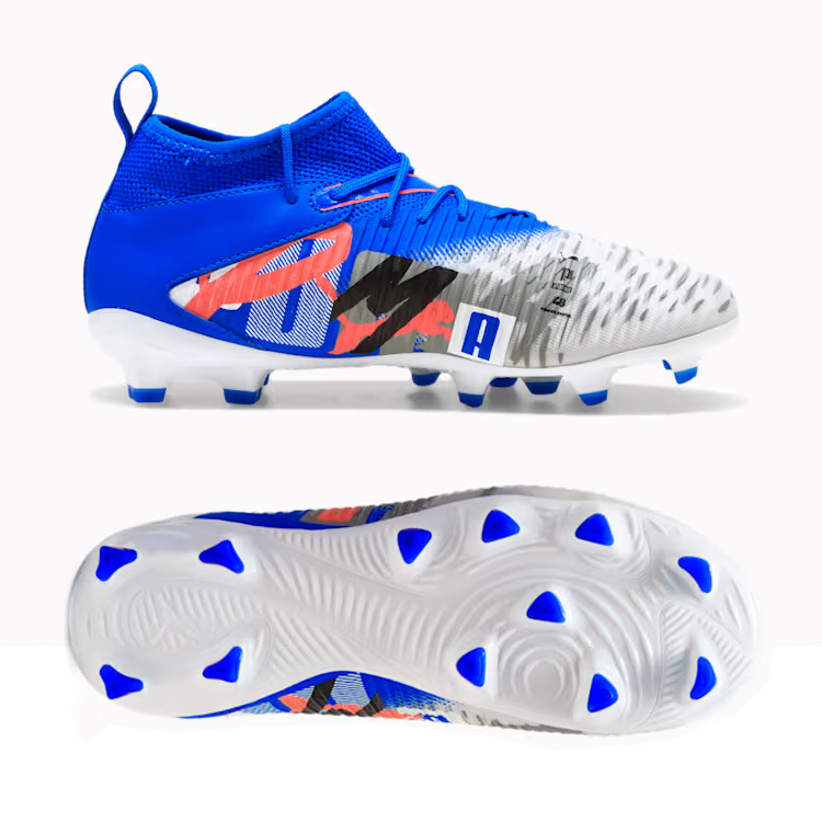 Puma FUTURE 8 Match Forever FG/AG Fussballschuh Kinder - blau/weiss