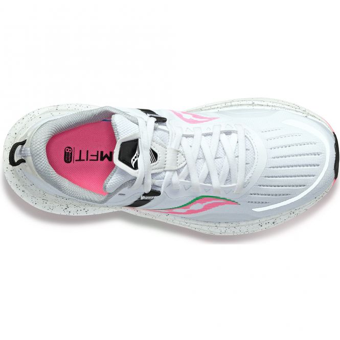 saucony Tempus Damen Stabilität Laufschuh - weiss/pink saucony Tempus Damen Stabilität Laufschuh - weiss/pink