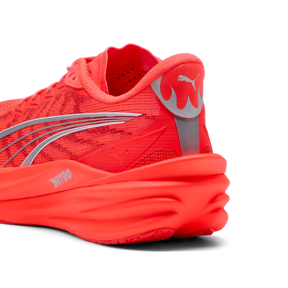 Puma Deviate NITRO™ 4 Laufschuhe für Herren – Ultra Red/Silver Puma Deviate NITRO™ 4 Laufschuhe für Herren – Ultra Red/Silver