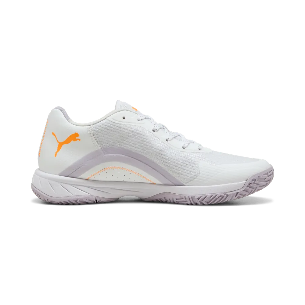 PUMA Accelerate Turbo 4 White Berry/Lilac/Fire - Handballschuhe Damen PUMA Accelerate Turbo 4 White Berry/Lilac/Fire - Handballschuhe Damen