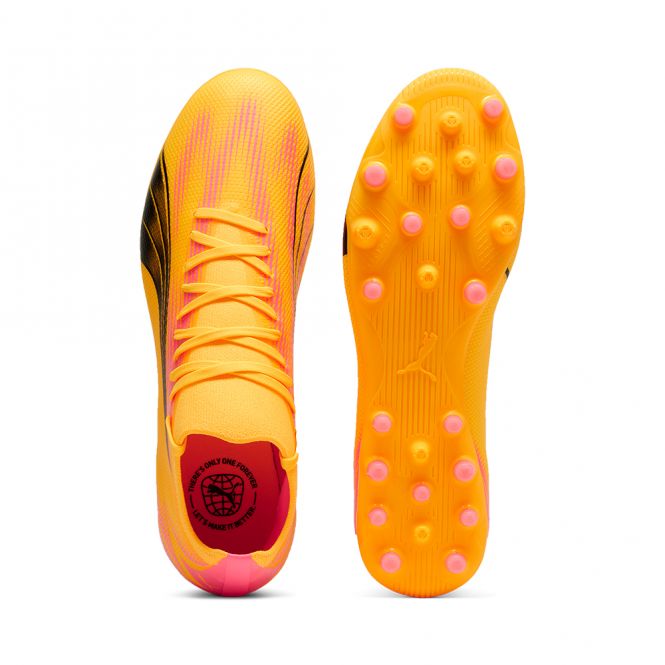 Puma ULTRA MATCH MG Rasen + Kunstrasenschuh - Sun Stream/Black Sunset Glow