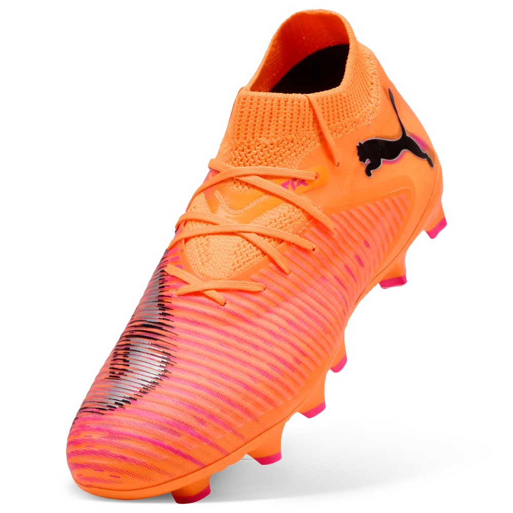Puma FUTURE 8 PRO FG/AG Jr Fußballschuhe Kinder – Heat Fire/Black Ravish