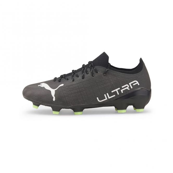 Puma ULTRA 2.4 FG/AG Fussballschuh - black/puma white/fizzy light Puma ULTRA 2.4 FG/AG Fussballschuh - black/puma white/fizzy light