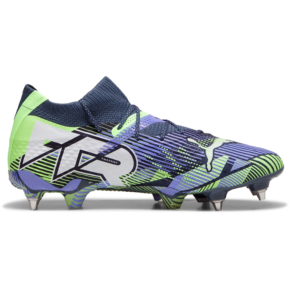 Puma FUTURE 7 ULTIMATE MxSG Metallstollenschuh - Gray Skies/White Apple