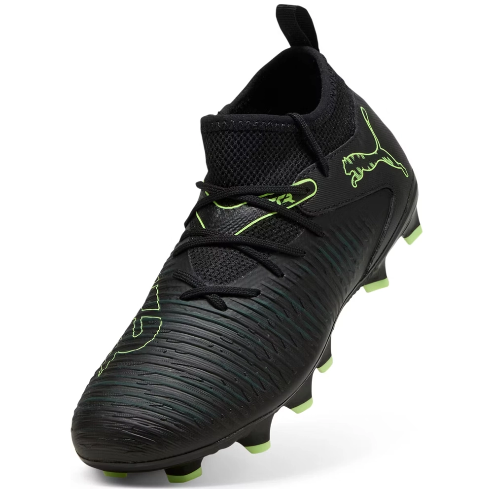 Puma FUTURE 8 MATCH FG/AG Jr Fußballschuhe Kinder - Black/Fizzy Green
