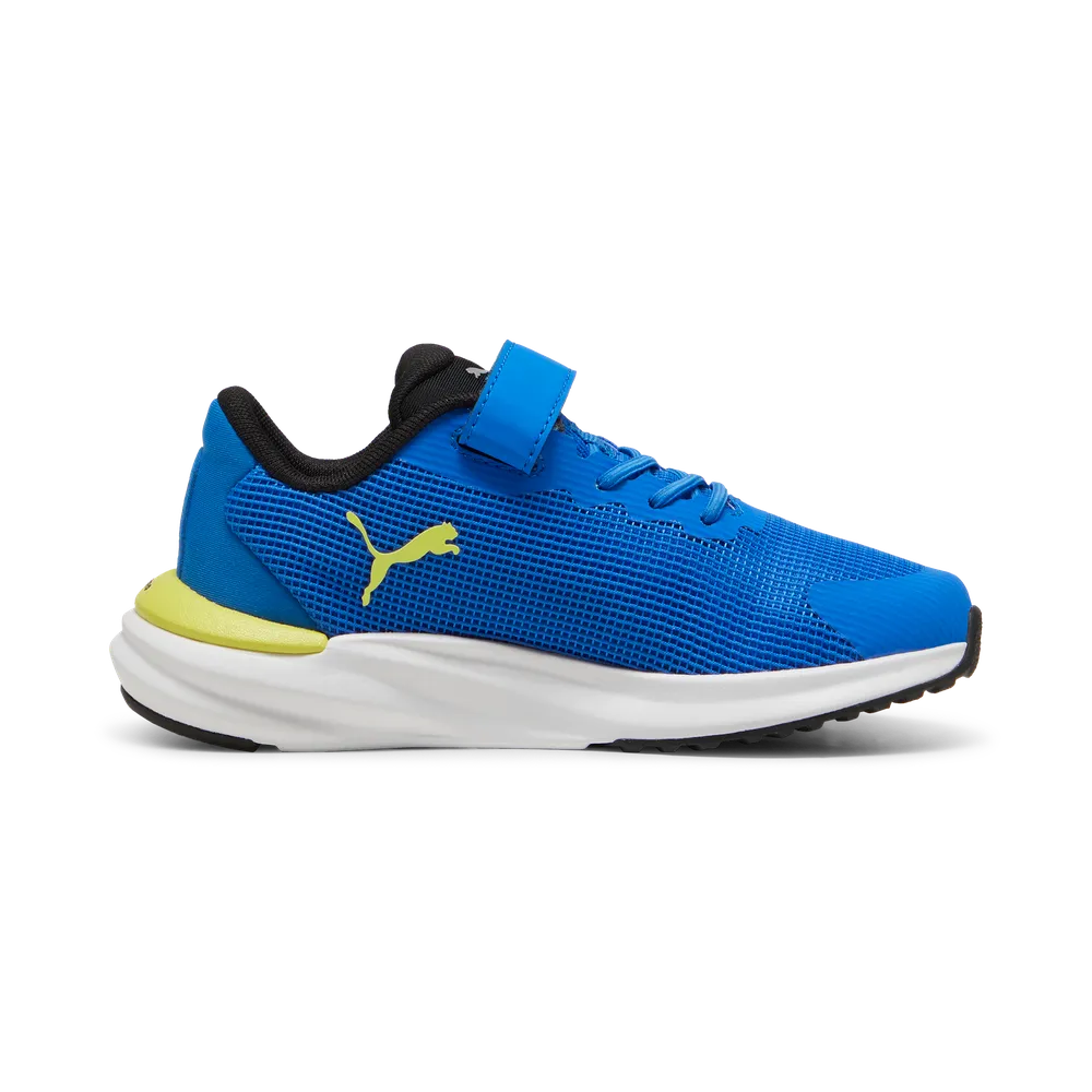 Puma Rapid NITRO™ PS - Blue/Black/Lime - Laufschuhe für Kinder