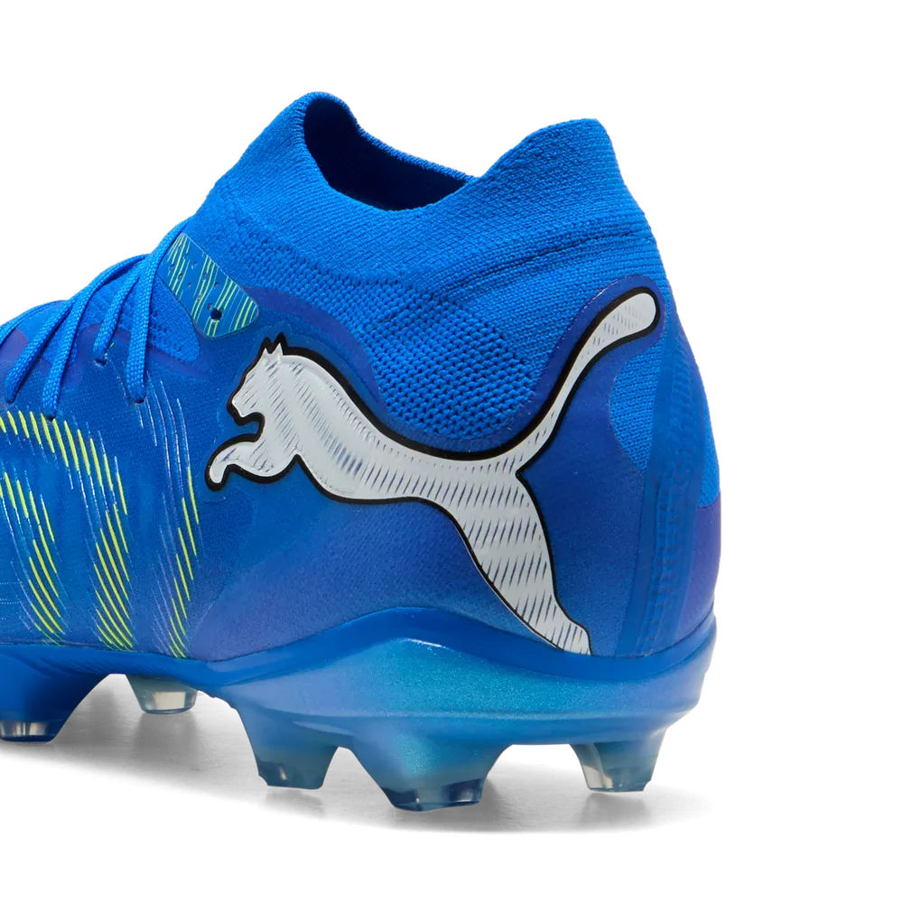 Puma FUTURE 9 PRO FG/AG Fußballschuhe – Ultra Blue / White / Luminous Blue / Black