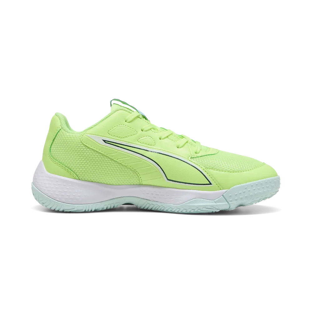 PUMA Accelerate Jr 4 Fizzy Light/Green/White - Handballschuhe Kinder
