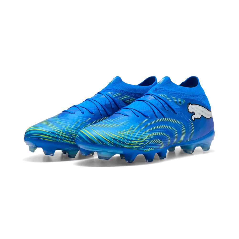 Puma FUTURE 9 PRO FG/AG Fußballschuhe – Ultra Blue / White / Luminous Blue / Black